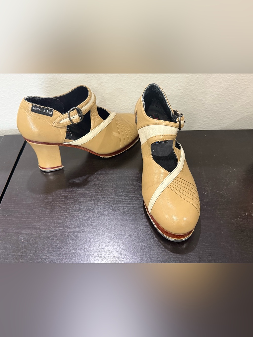 Miller & Ben La Coquette - Tan GT & Light Tan Royal Size 38/ US 7.5